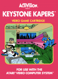 Keystone Kapers Atari 2600  box art